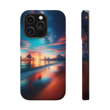 DistinctInk Tough Case for Apple iPhone, Compatible with MagSafe Charging - "Seaside Symphony: Capturing the Magic of Twilight"