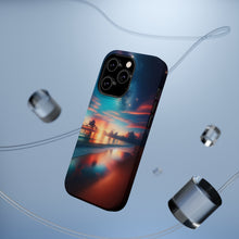 DistinctInk Tough Case for Apple iPhone, Compatible with MagSafe Charging - "Seaside Symphony: Capturing the Magic of Twilight"