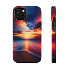 DistinctInk Tough Case for Apple iPhone, Compatible with MagSafe Charging - "Tranquil Twilight: A Long Exposure Serenity"