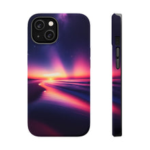 DistinctInk Tough Case for Apple iPhone, Compatible with MagSafe Charging - "Twilight Waters: A Celestial Symphony Unveiled"