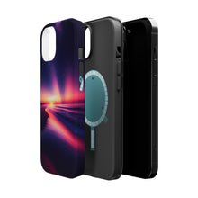 DistinctInk Tough Case for Apple iPhone, Compatible with MagSafe Charging - "Twilight Waters: A Celestial Symphony Unveiled"