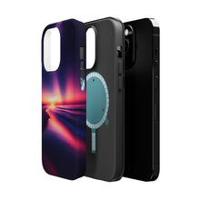 DistinctInk Tough Case for Apple iPhone, Compatible with MagSafe Charging - "Twilight Waters: A Celestial Symphony Unveiled"