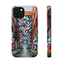 DistinctInk Tough Case for Apple iPhone, Compatible with MagSafe Charging - "Colorful Urban Revival: Transforming Graffiti Into Vibrant Street Art"