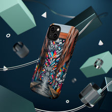 DistinctInk Tough Case for Apple iPhone, Compatible with MagSafe Charging - "Colorful Urban Revival: Transforming Graffiti Into Vibrant Street Art"