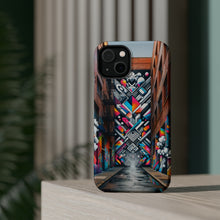 DistinctInk Tough Case for Apple iPhone, Compatible with MagSafe Charging - "Colorful Urban Revival: Transforming Graffiti Into Vibrant Street Art"