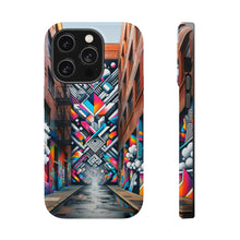 DistinctInk Tough Case for Apple iPhone, Compatible with MagSafe Charging - "Colorful Urban Revival: Transforming Graffiti Into Vibrant Street Art"