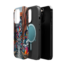 DistinctInk Tough Case for Apple iPhone, Compatible with MagSafe Charging - "Colorful Urban Revival: Transforming Graffiti Into Vibrant Street Art"