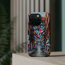 DistinctInk Tough Case for Apple iPhone, Compatible with MagSafe Charging - "Colorful Urban Revival: Transforming Graffiti Into Vibrant Street Art"