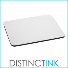 DistinctInk Custom Foam Rubber Mouse Pad - 1/4" Thick - White Black Damask Pattern
