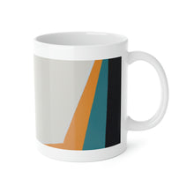 Sylvia Merano - Mid-Century Modern 11 oz. Ceramic Coffee / Tea Mug