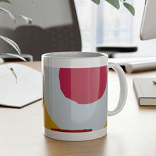Violet Lourdes - Mid-Century Modern 11 oz. Ceramic Coffee / Tea Mug
