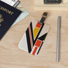 Iris Hartman - Mid-Century Modern Design Printed on a Custom Luggage Tag