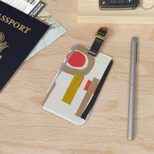 Anya Dorrington - Mid-Century Modern Design Printed on a Custom Luggage Tag