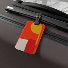 Fritha Glasswood - Mid-Century Modern Design Printed on a Custom Luggage Tag