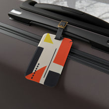 Marigold Moore - Mid-Century Modern Design Printed on a Custom Luggage Tag