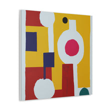 Violet Lourdes - Mid-Century Modern Canvas Wall Art Decor