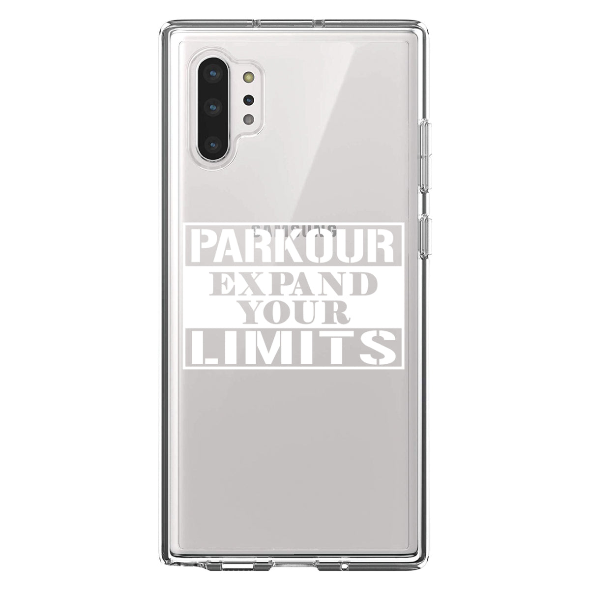 Parkour Expand Your Limits Clear Shockproof iPhone Case, view 10