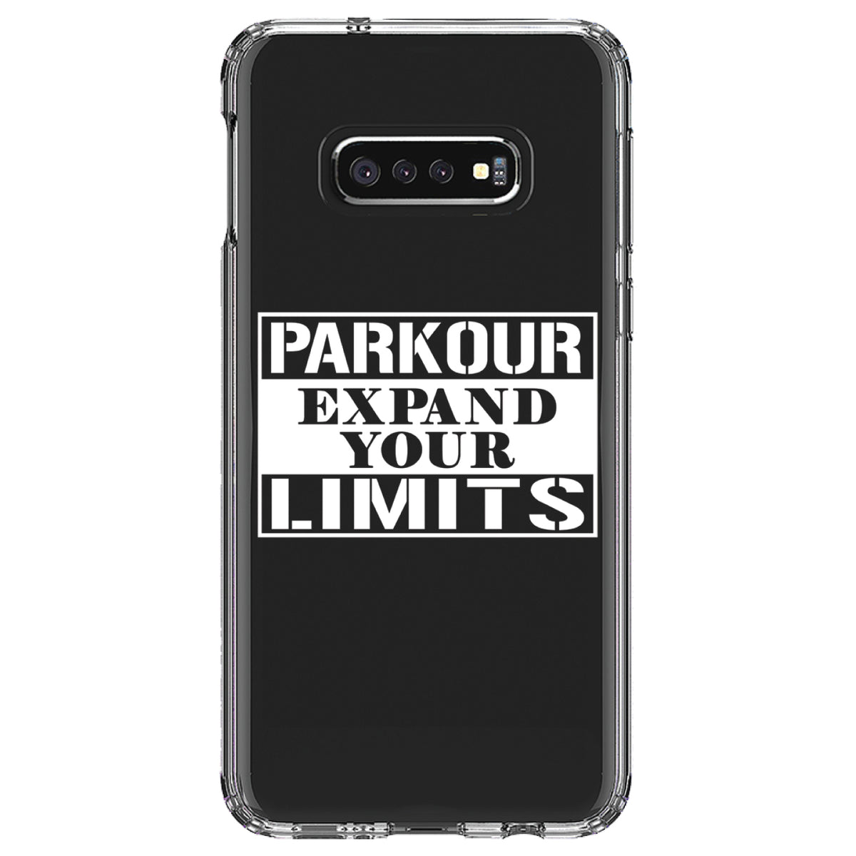 Parkour Expand Your Limits Clear Shockproof iPhone Case, view 18