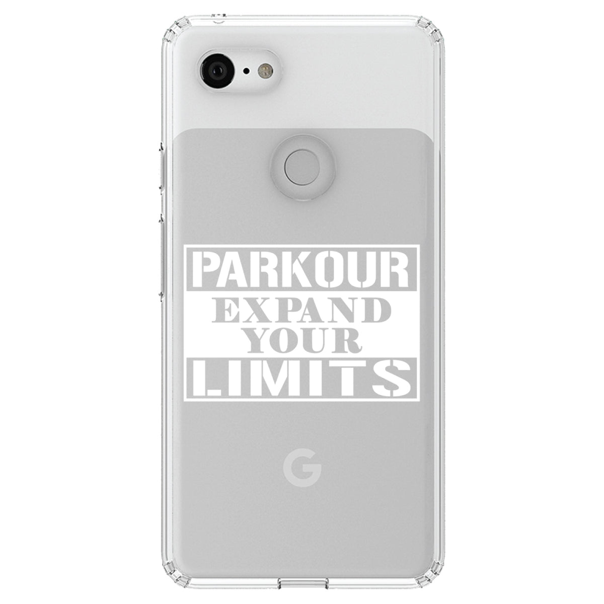Parkour Expand Your Limits Clear Shockproof iPhone Case, view 21