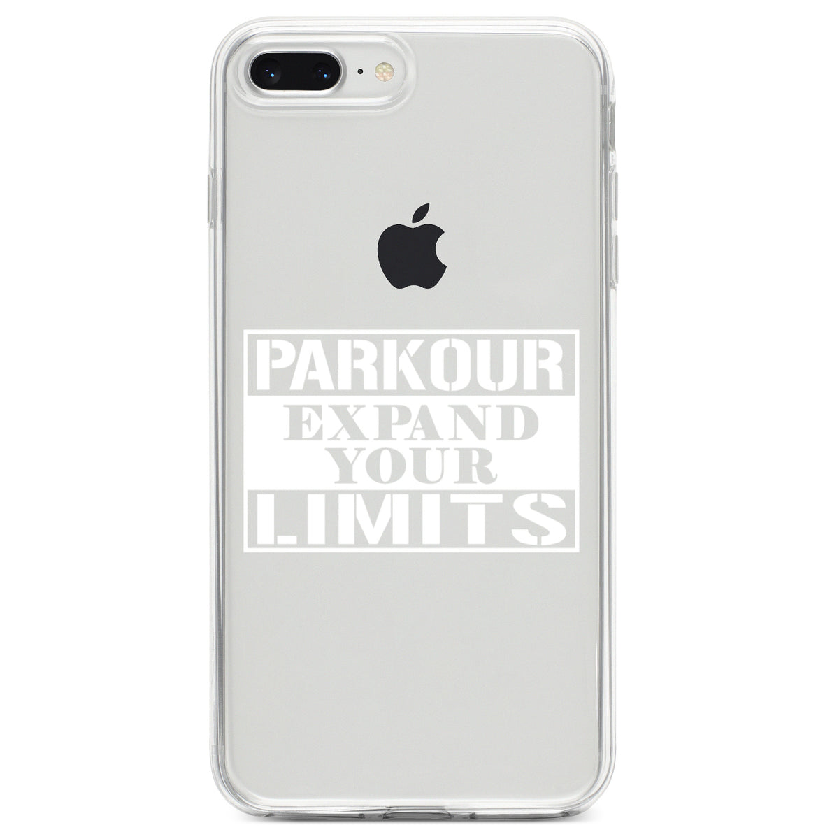 Parkour Expand Your Limits Clear Shockproof iPhone Case, view 6