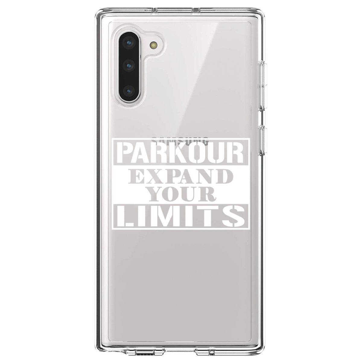 Parkour Expand Your Limits Clear Shockproof iPhone Case, view 9