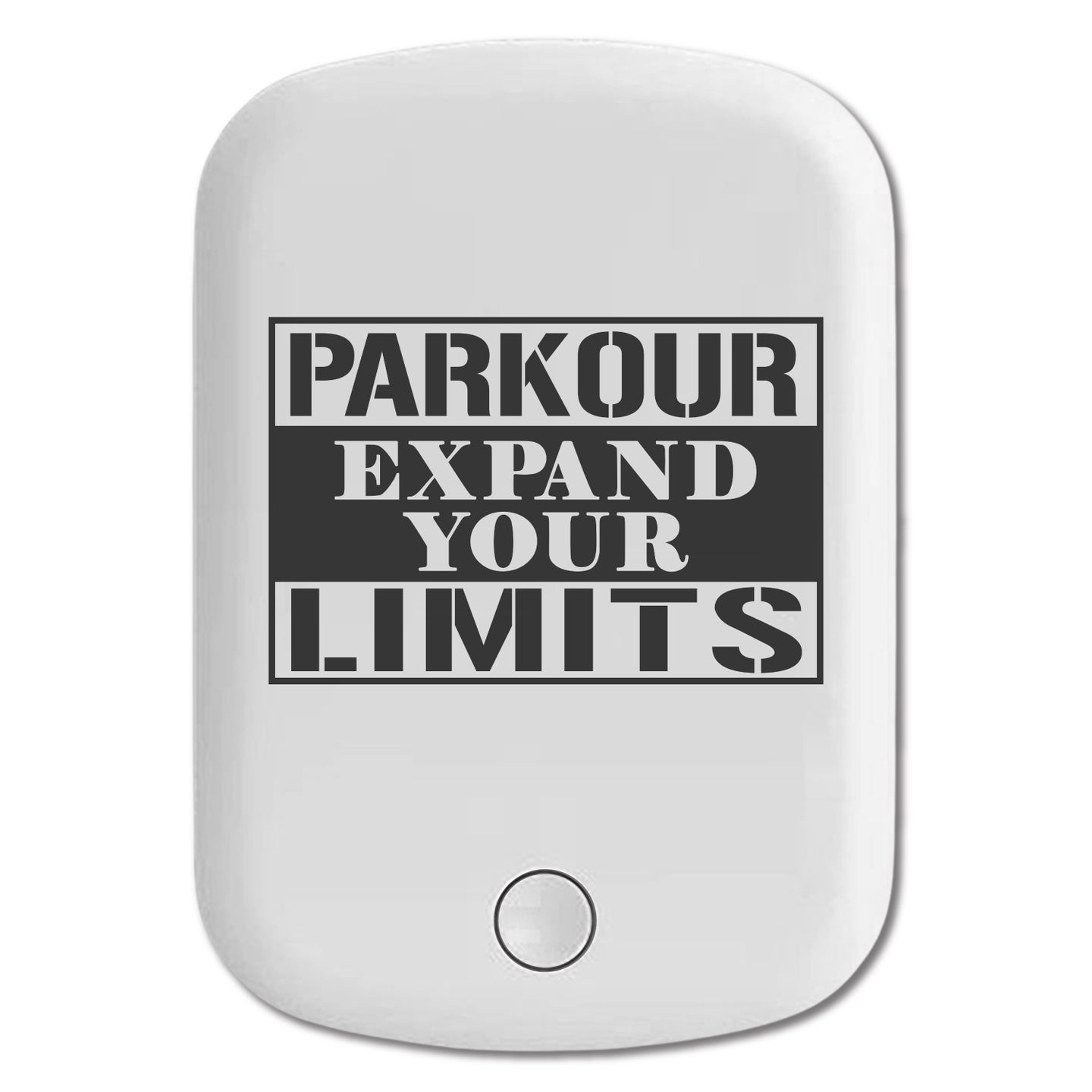 DistinctInk Magnetic Battery Pack, Wireless Portable Charger with USB-C Cable, Compatible with MagSafe iPhone 14 / 13 / 12 Series - Parkour Expand Your Limits