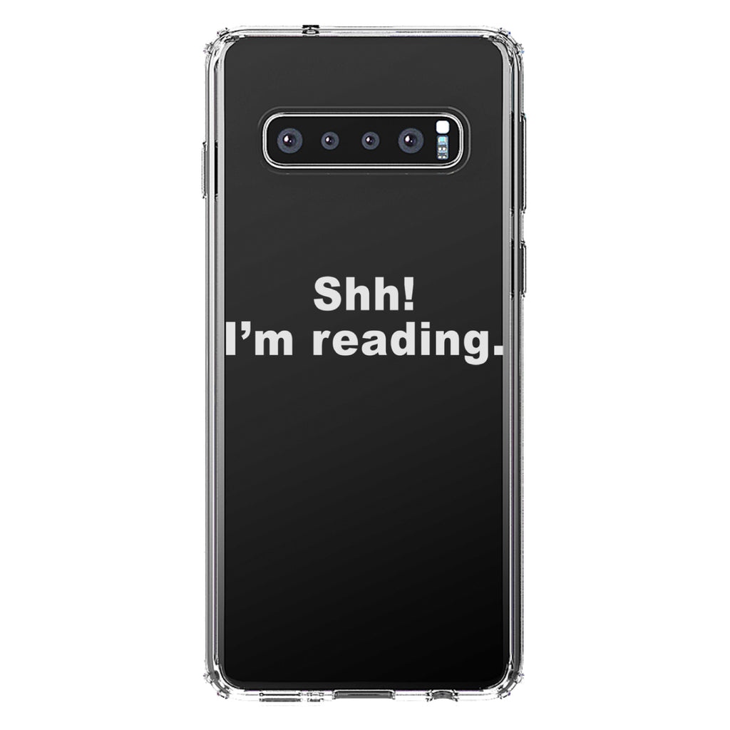 Shh! I'm Reading Clear Shockproof iPhone Case, view 16