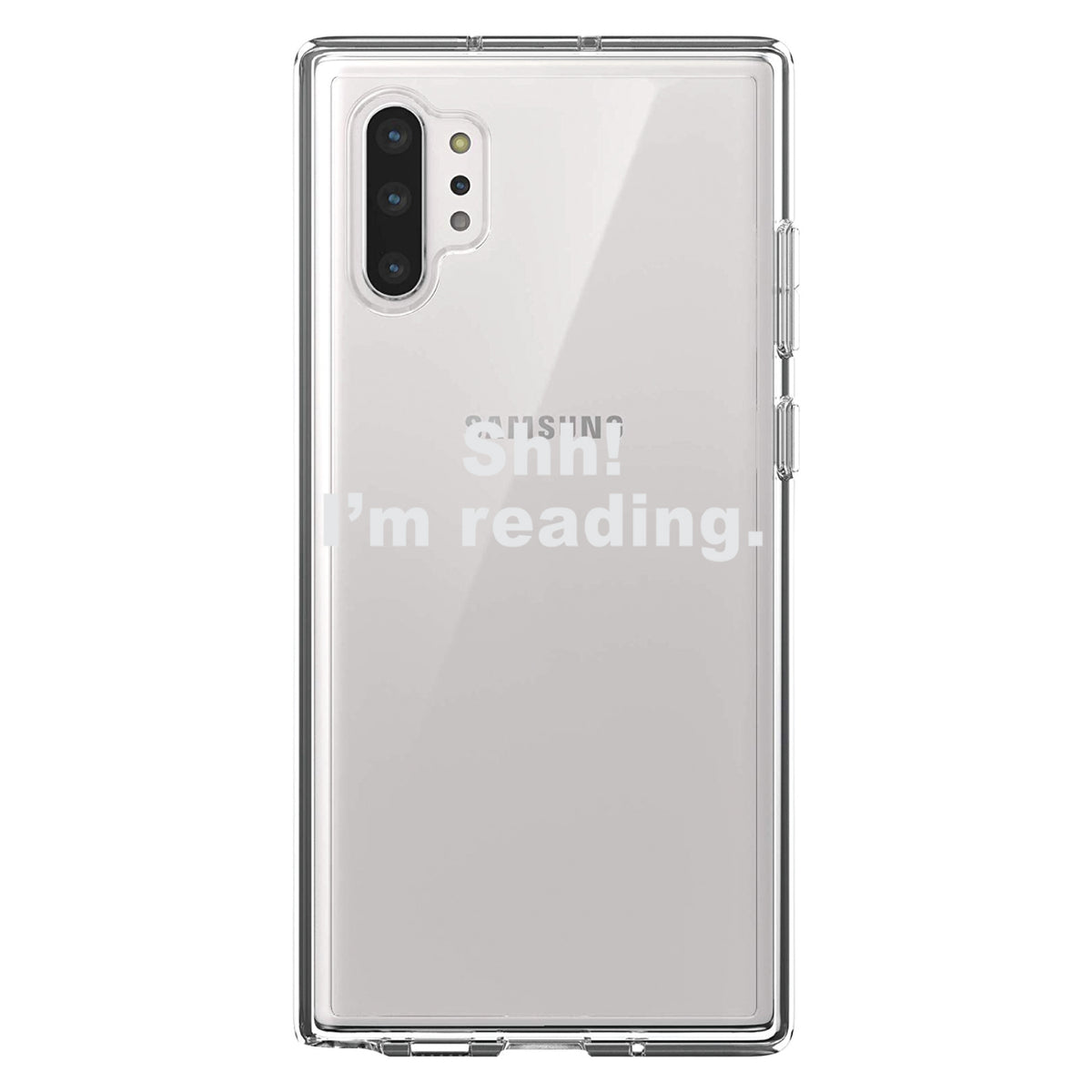 Shh! I'm Reading Clear Shockproof iPhone Case, view 10