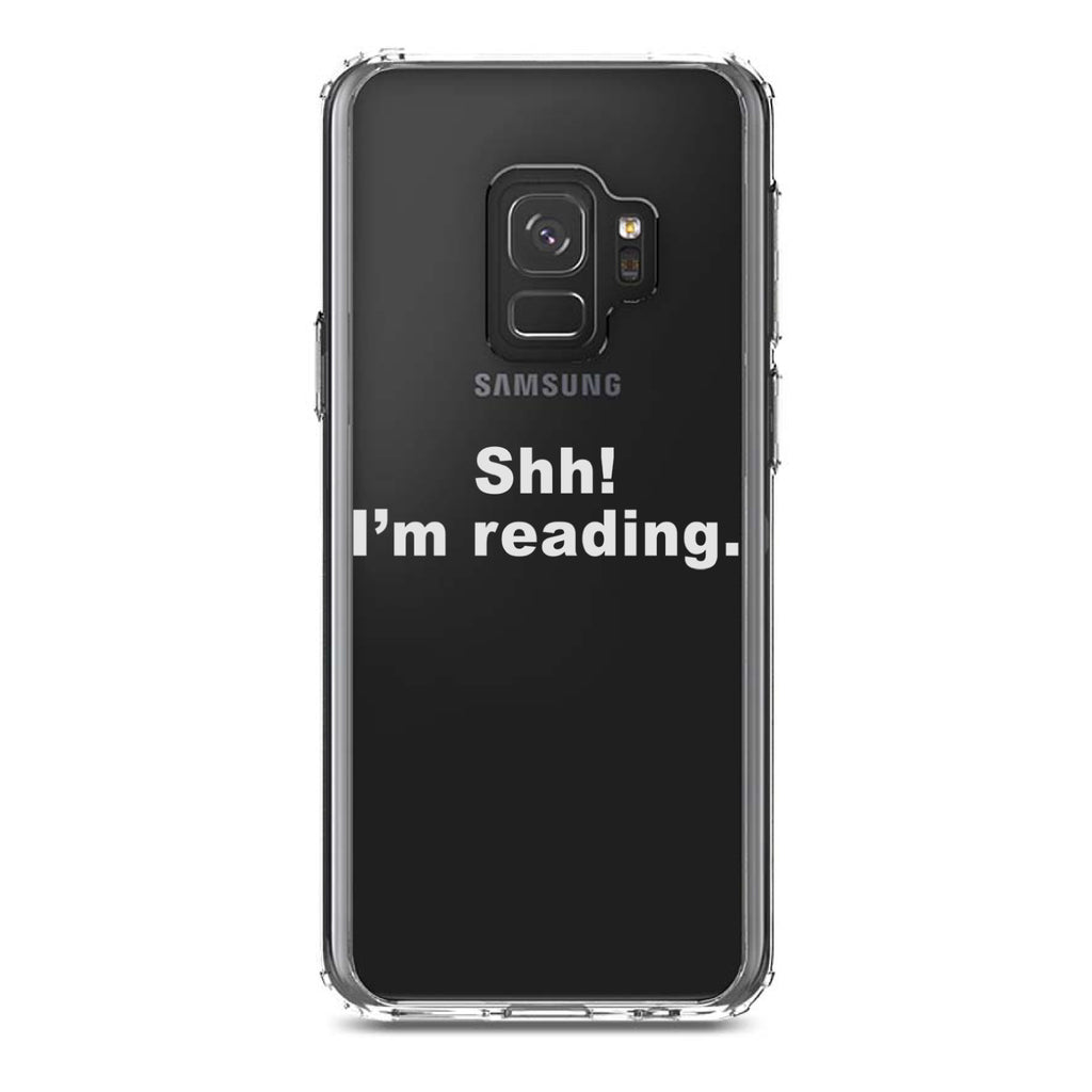 Shh! I'm Reading Clear Shockproof iPhone Case, view 19