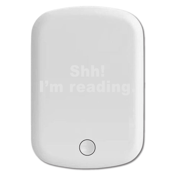 DistinctInk Magnetic Battery Pack, Wireless Portable Charger with USB-C Cable, Compatible with MagSafe iPhone 14 / 13 / 12 Series - Shh!  I'm Reading.