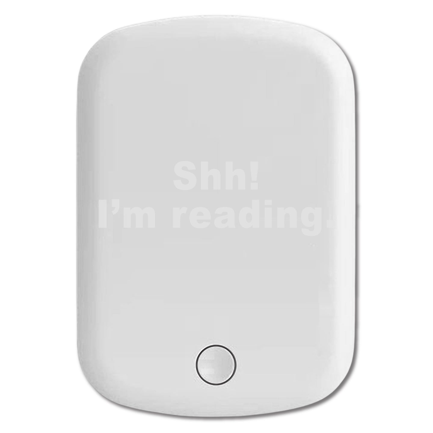 DistinctInk Magnetic Battery Pack, Wireless Portable Charger with USB-C Cable, Compatible with MagSafe iPhone 14 / 13 / 12 Series - Shh!  I'm Reading.
