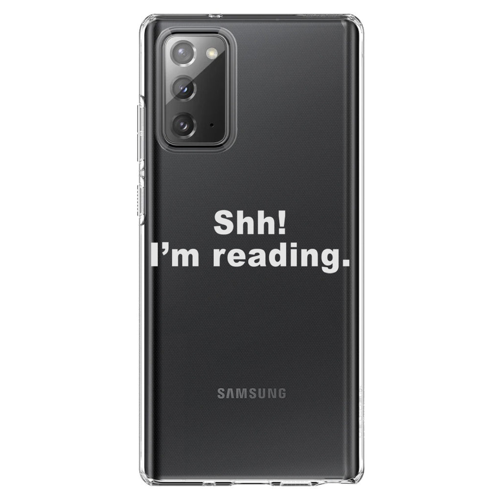Shh! I'm Reading Clear Shockproof iPhone Case, view 7