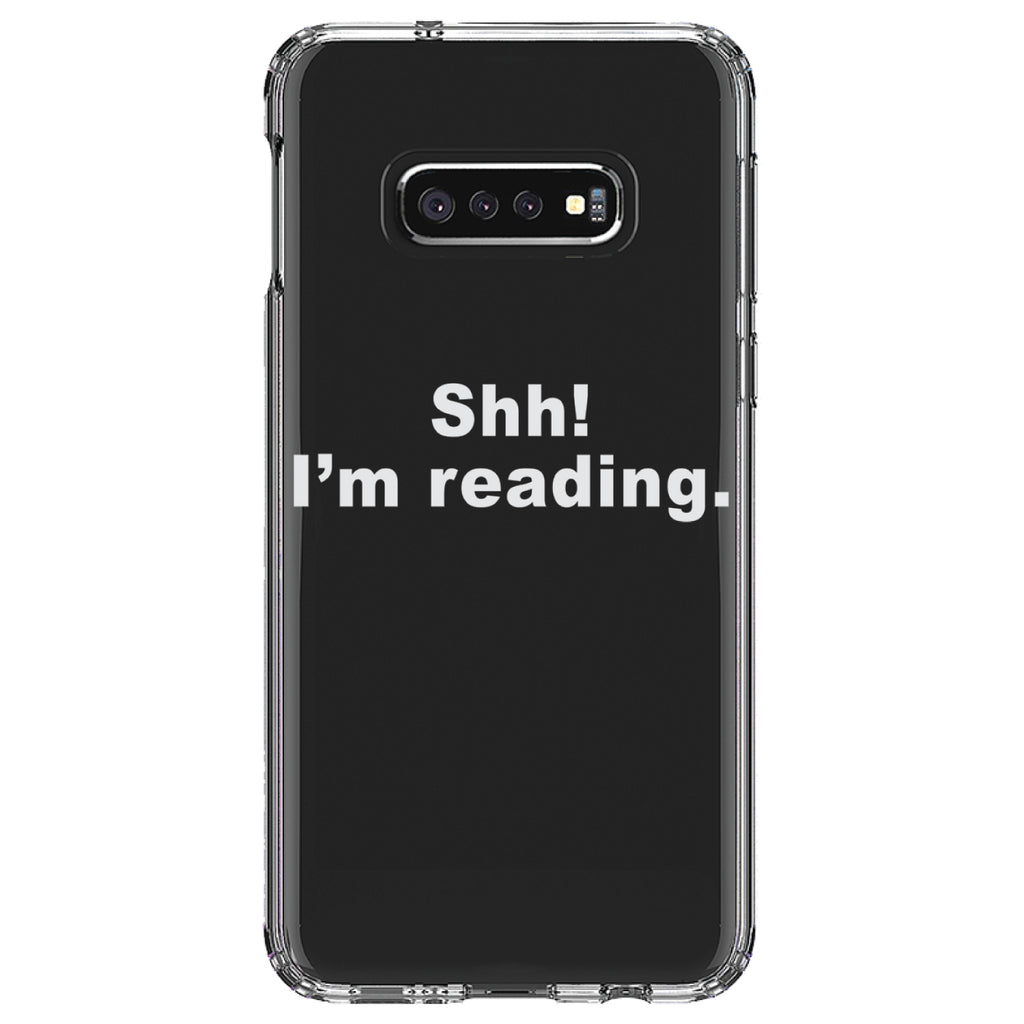 Shh! I'm Reading Clear Shockproof iPhone Case, view 18