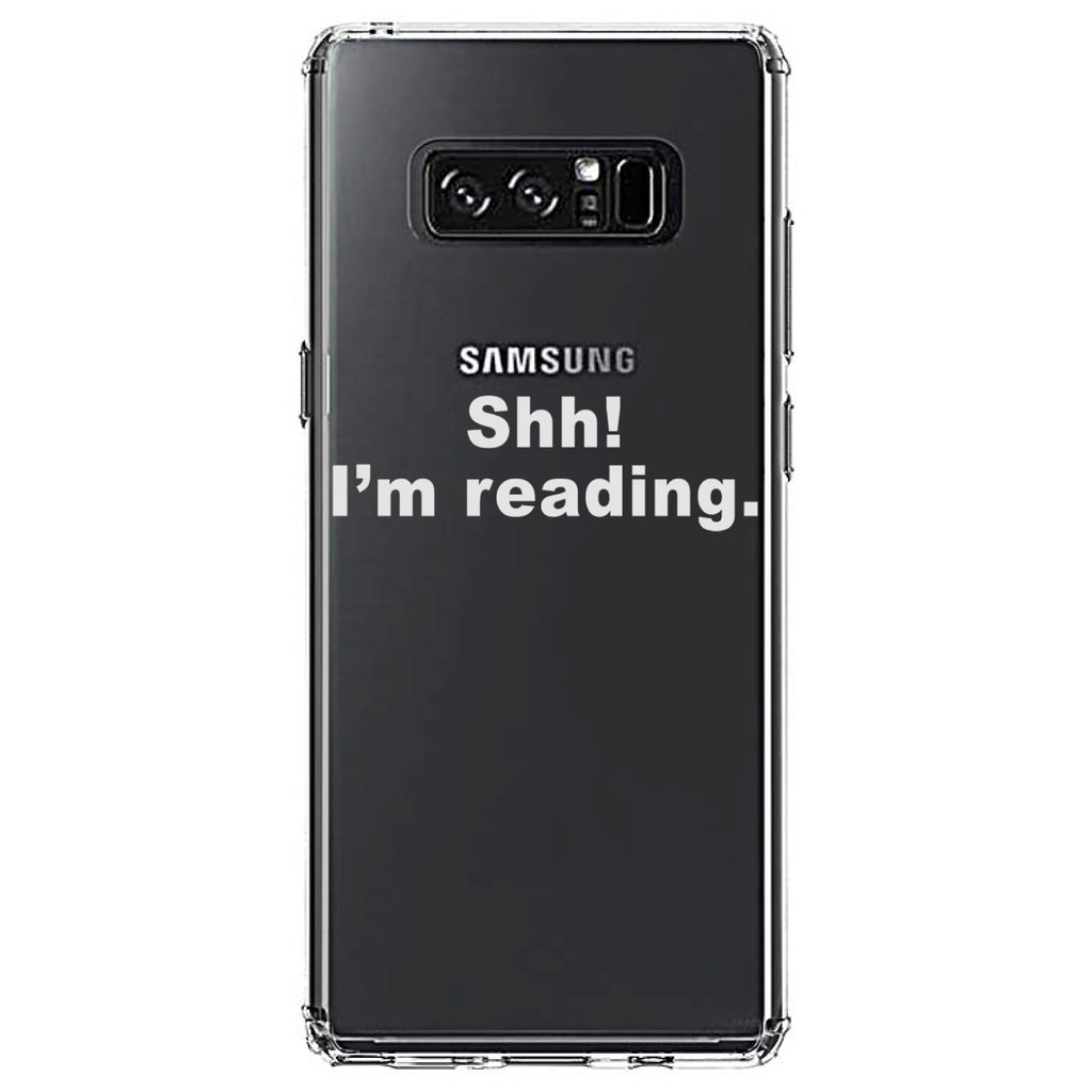 Shh! I'm Reading Clear Shockproof iPhone Case, view 12
