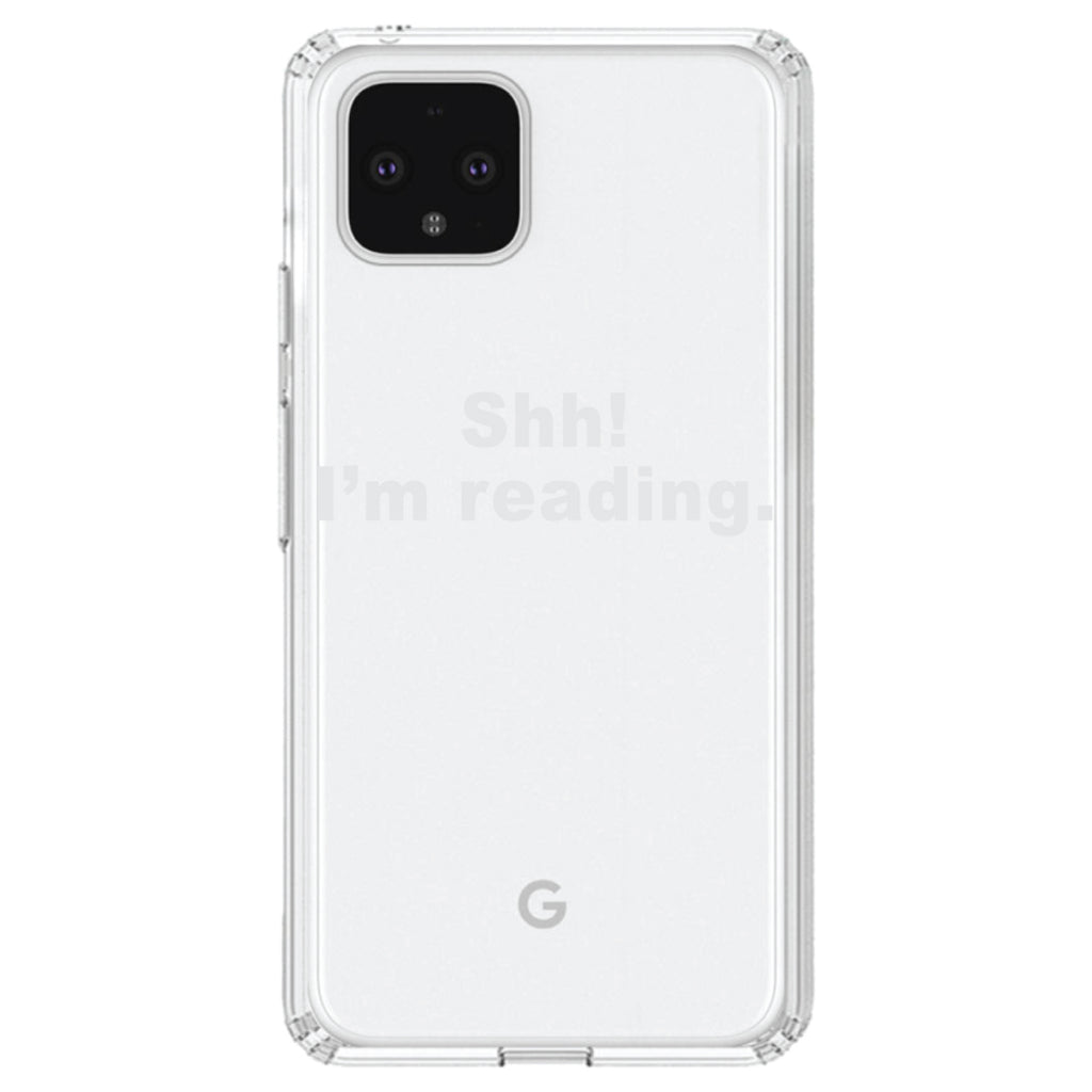 Shh! I'm Reading Clear Shockproof iPhone Case, view 24