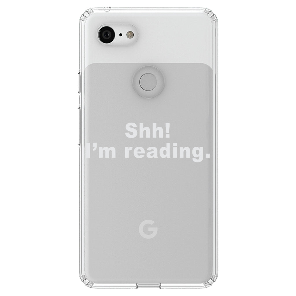 Shh! I'm Reading Clear Shockproof iPhone Case, view 21