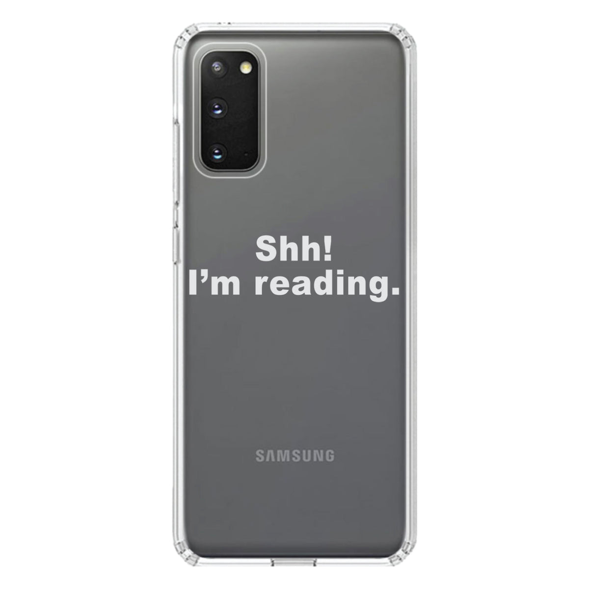 Shh! I'm Reading Clear Shockproof iPhone Case, view 14