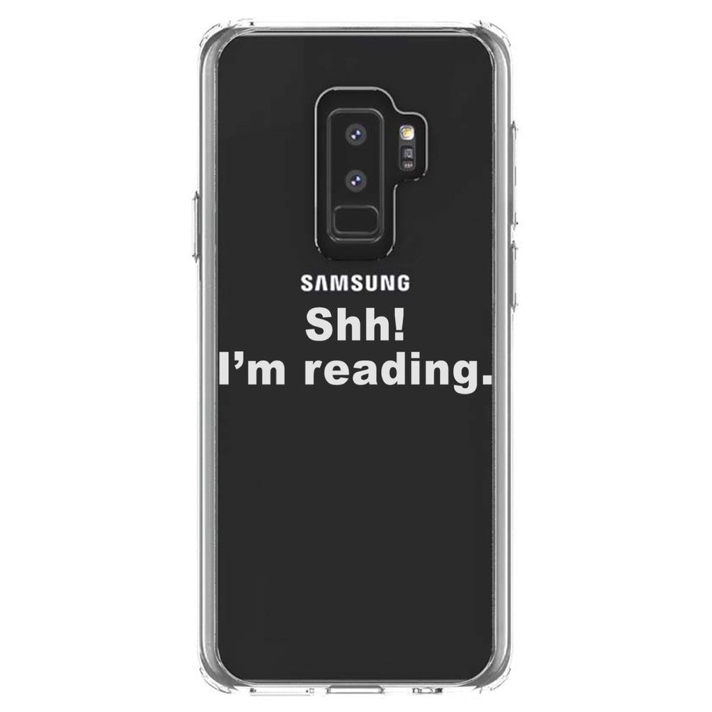 Shh! I'm Reading Clear Shockproof iPhone Case, view 20