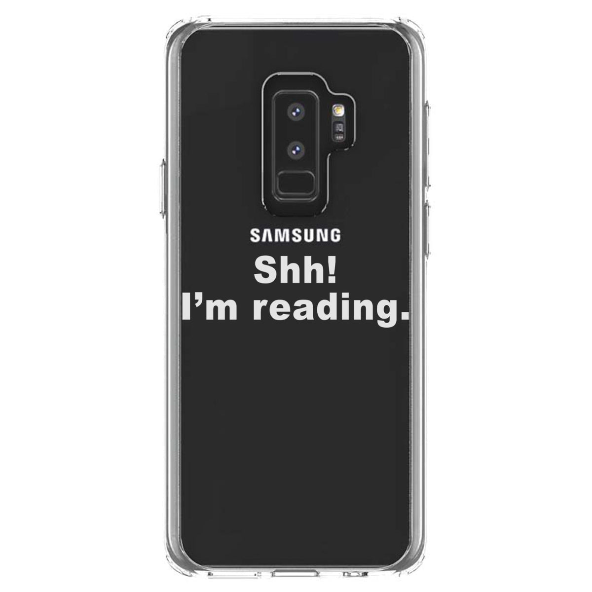 Shh! I'm Reading Clear Shockproof iPhone Case, view 20