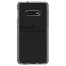 DistinctInk® Clear Shockproof Hybrid Case for Apple iPhone / Samsung Galaxy / Google Pixel - Travel - Thing to buy that makes you richer