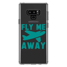 DistinctInk® Clear Shockproof Hybrid Case for Apple iPhone / Samsung Galaxy / Google Pixel - Fly Me Away - Travel