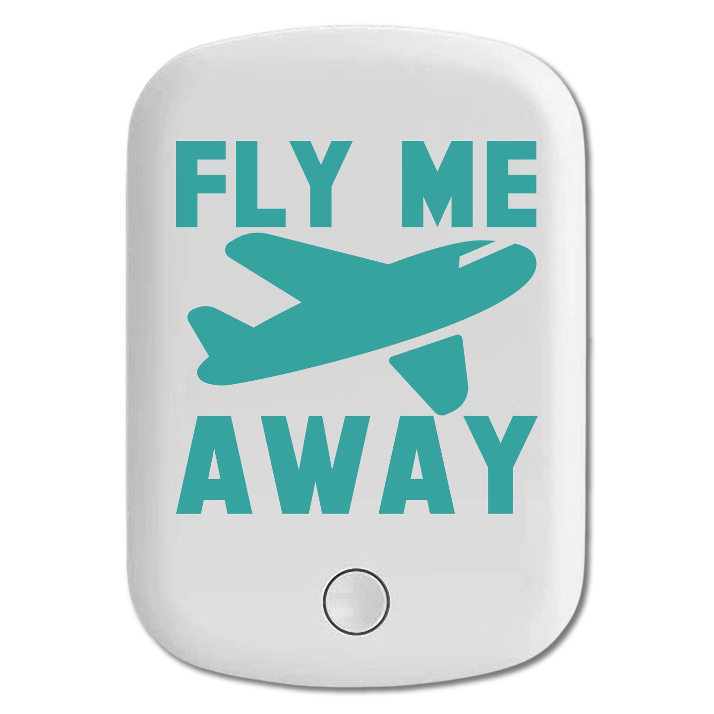 DistinctInk Magnetic Battery Pack, Wireless Portable Charger with USB-C Cable, Compatible with MagSafe iPhone 14 / 13 / 12 Series - Fly Me Away - Travel