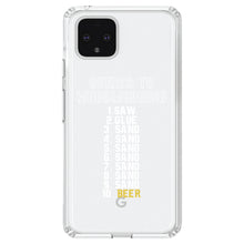 DistinctInk® Clear Shockproof Hybrid Case for Apple iPhone / Samsung Galaxy / Google Pixel - Guides to Woodworking Saw Glue Sand Beer