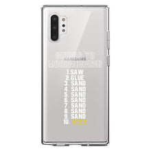 DistinctInk® Clear Shockproof Hybrid Case for Apple iPhone / Samsung Galaxy / Google Pixel - Guides to Woodworking Saw Glue Sand Beer