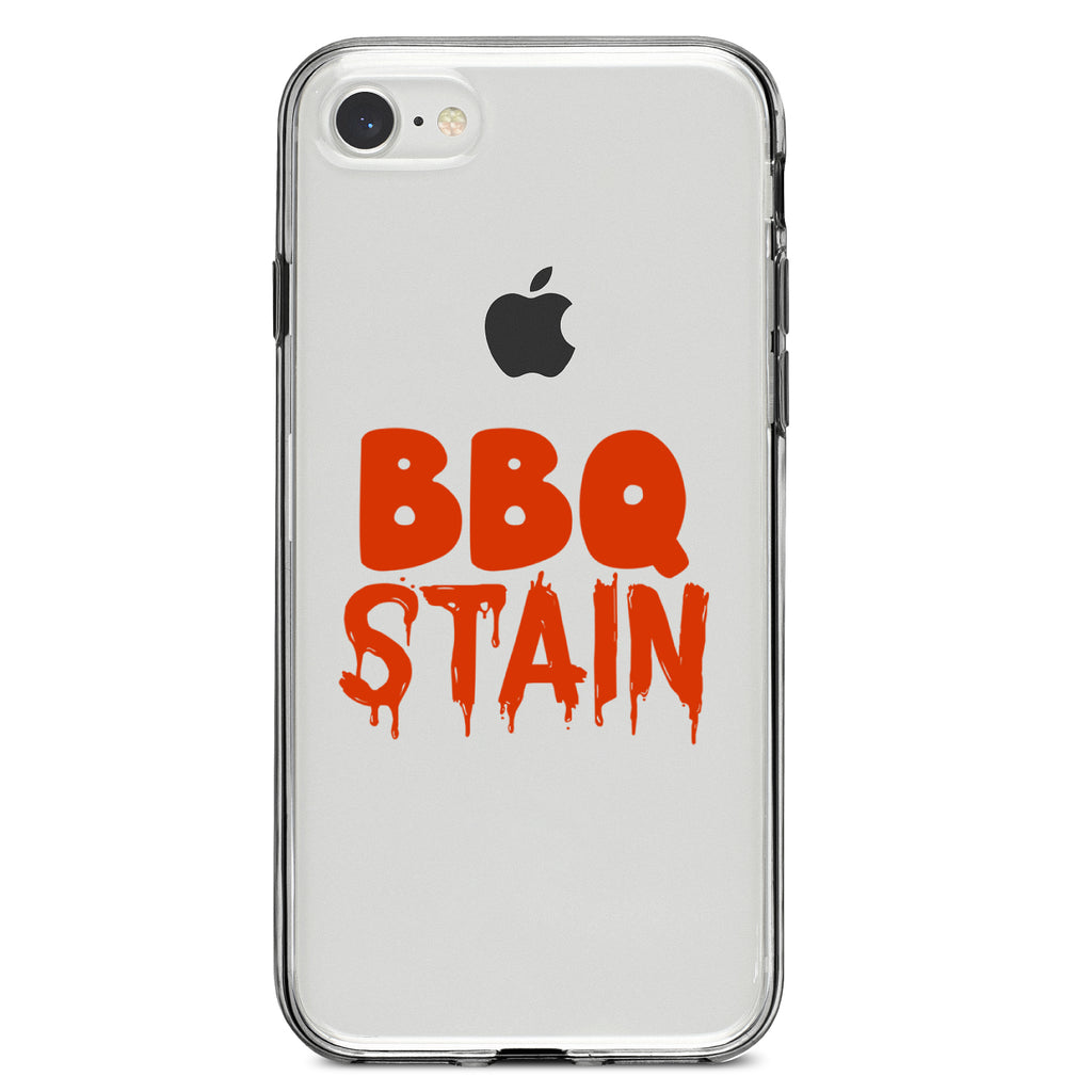 BBQ Stain Barbecue Clear Shockproof iPhone Case, view 5