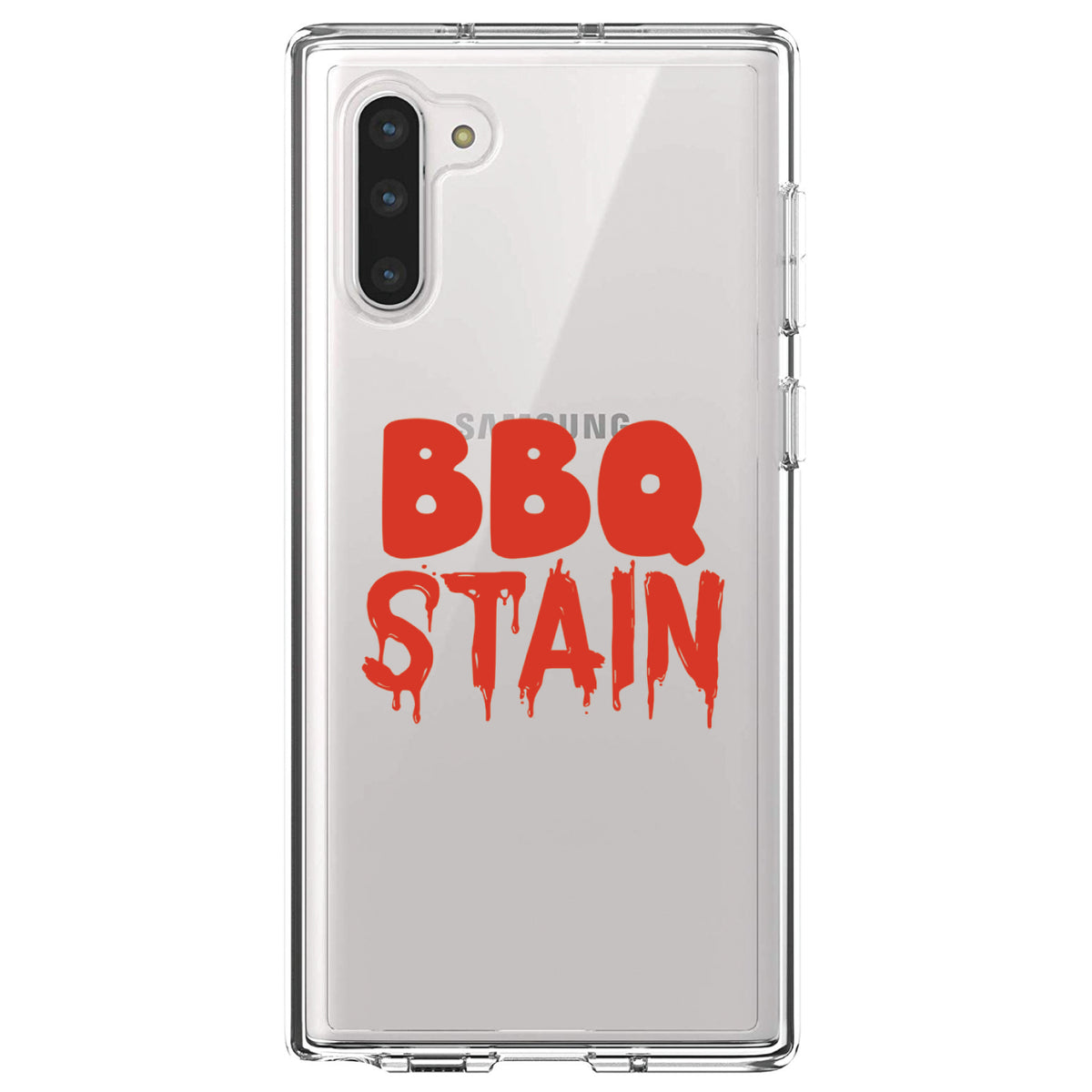 BBQ Stain Barbecue Clear Shockproof iPhone Case, view 9