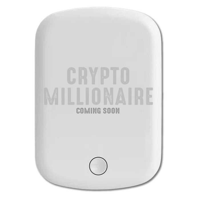 DistinctInk Magnetic Battery Pack, Wireless Portable Charger with USB-C Cable, Compatible with MagSafe iPhone 14 / 13 / 12 Series - Crypto Millionaire - Coming Soon