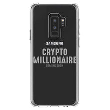 DistinctInk® Clear Shockproof Hybrid Case for Apple iPhone / Samsung Galaxy / Google Pixel - Crypto Millionaire - Coming Soon
