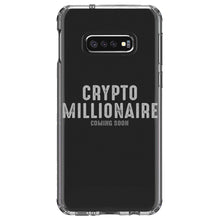 DistinctInk® Clear Shockproof Hybrid Case for Apple iPhone / Samsung Galaxy / Google Pixel - Crypto Millionaire - Coming Soon