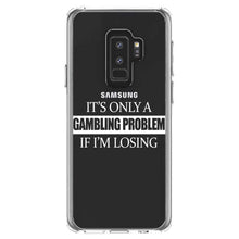 DistinctInk® Clear Shockproof Hybrid Case for Apple iPhone / Samsung Galaxy / Google Pixel - It's Only a Gambling Problem if I'm Losing